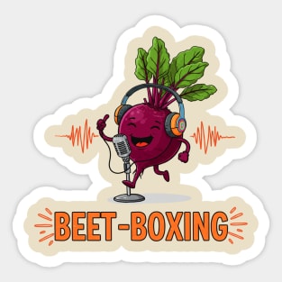 Beet-boxing Sticker